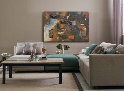 Ecksofa L Form Sofa Wohnlandschaft Stoffsofa Polstersofas Beige Design